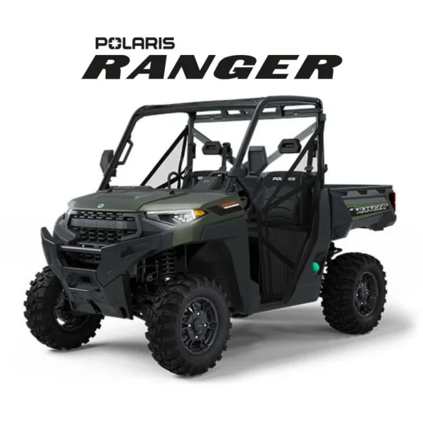 UTV Polaris Ranger Diesel trabalhando em terreno rural